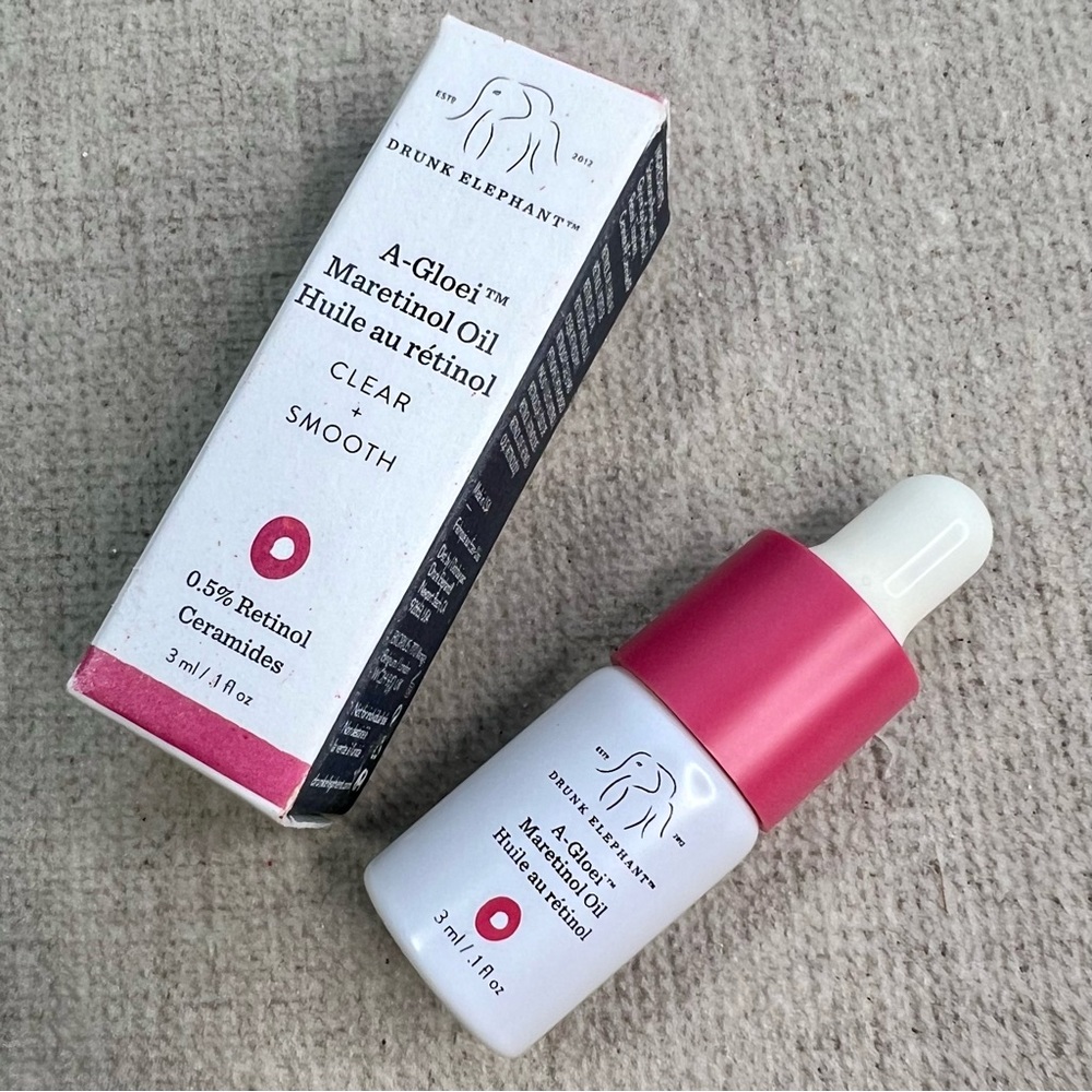 ❤️3 for $25❤️ Drunk Elephant A-Gloei Maretinol Oil mini